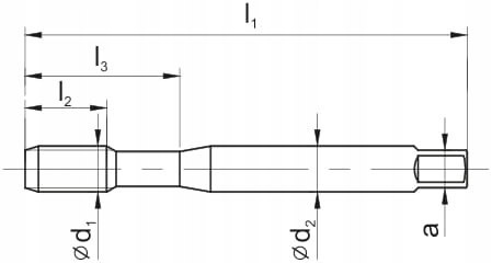 Fanar Gwintownik maszynowy M10 HSSE 800