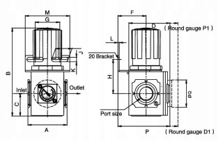 Flowmatik reduktor ciśnienia 1/2 1.5-9bar FMR 12