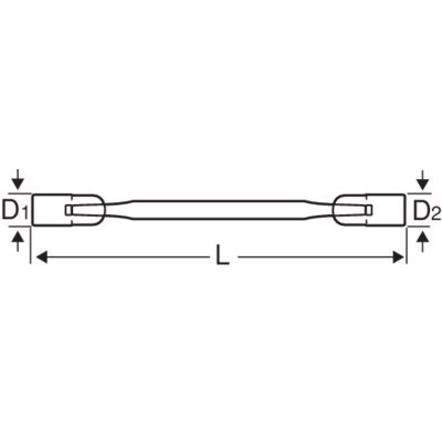 BAHCO Klucz nasadowy dwustronnie uchylny 10x11 mm BAHCO