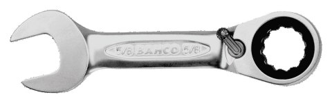 BAHCO Klucz płasko-oczkowy z grzechotką krótki 1/2" BAHCO