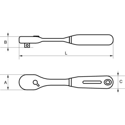 BAHCO Grzechotka dwukierunkowa 1/2", 80 zębów, 8150-1/2 BAHCO