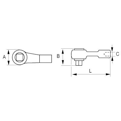 BAHCO Głowica grzechotki z szybkozłączką 3/4", 24 zęby BAHCO