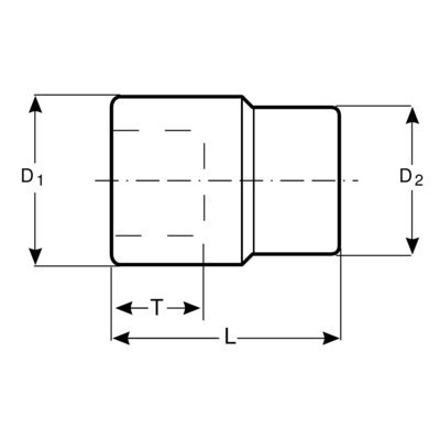 BAHCO Nasadka 6-kątna głęboka 1/4" 4.5 mm cienkościenna BAHCO