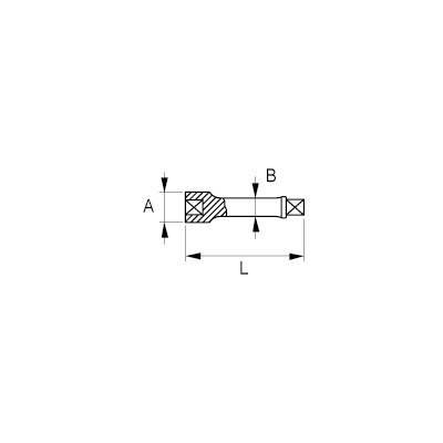 BAHCO Przedłużka 1/2" 125mm ze zwalniaczem blokady BAHCO