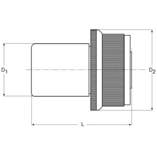 BAHCO Uchwyt zamknięty na bity 1/4" BAHCO