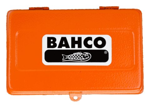 BAHCO Zestaw nasadek 1/4", 12 części, Metalowa skrzynka BAHCO