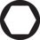BAHCO Nasadka 3/8" hexagonalna 3/4 in BAHCO BAHCO Nasadka 3/8" hexagonalna 3/4 in BAHCO