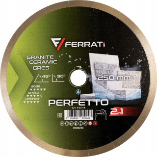 Ferrati Tarcza diamentowa tnąca 2in1 250mm PERFETTO