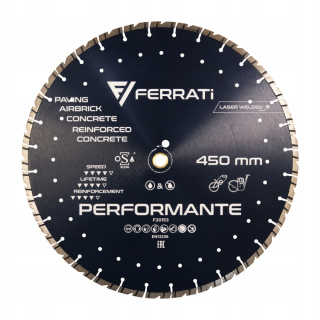 Ferrati Tarcza diamentowa tnąca 450mm PERFORMANTE