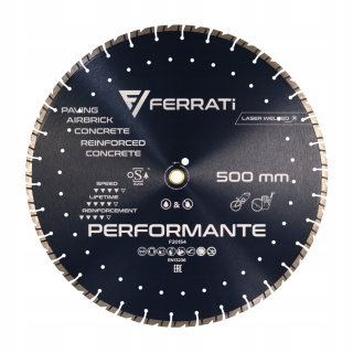 Ferrati Tarcza diamentowa tnąca 500mm PERFORMANTE