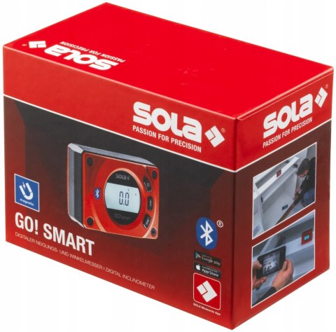 SOLA POZIOMICA CYFROWA MAGNETYCZNA GO SMART MINI