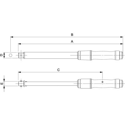 BAHCO Klucz dynamometryczny 3-15 Nm, z gniazdem 9x12 mm 74W9-15 BAHCO