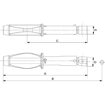 BAHCO Klucz dynamometryczny 4-20 Nm, z gniazdem 9x12 mm 74P9-20 BAHCO