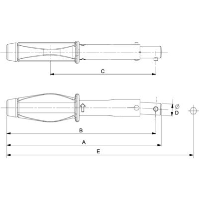 BAHCO Klucz dynamometryczny 4-20 Nm, z króćcem ⌀16 mm 74PS-20 BAHCO