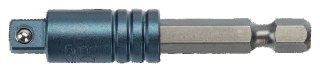 BAHCO Adapter nasadki 1/4" sześciokąt 1/4" kwadrat 60 mm BAHCO