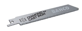 BAHCO Brzeszczot do piły szablastej z nasypem diamentowym 100mm 3946-100-DG-ST-2P, 2 sztuki BAHCO