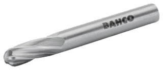 BAHCO Frezy obrotowe węglikowe walcowe zaokrąglone 6x18 mm do aluminium BAHCO