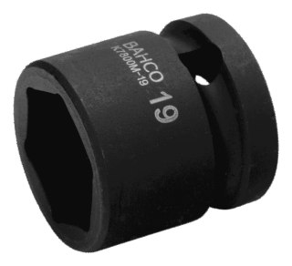 BAHCO Nasadka udarowa 1/2" 6-kątna 10 mm ultrakrótka BAHCO