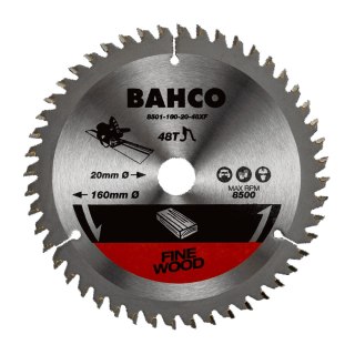 BAHCO Piła tarczowa 160 mm 48 zębów, otwór 20 mm BAHCO