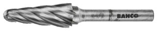 BAHCO Pilnik obrotowy węglikowy stożkowy zaokrąglony 12.7mm x 25mm - Ø6mm do aluminium BAHCO