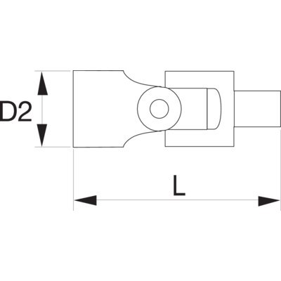 BAHCO Przegub kulowy udarowy 1 1/2" BAHCO