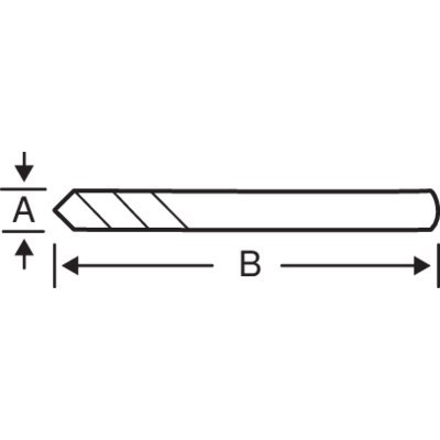 BAHCO Wiertło prowadzące HSS do otwornic 3834 6.35mm BAHCO