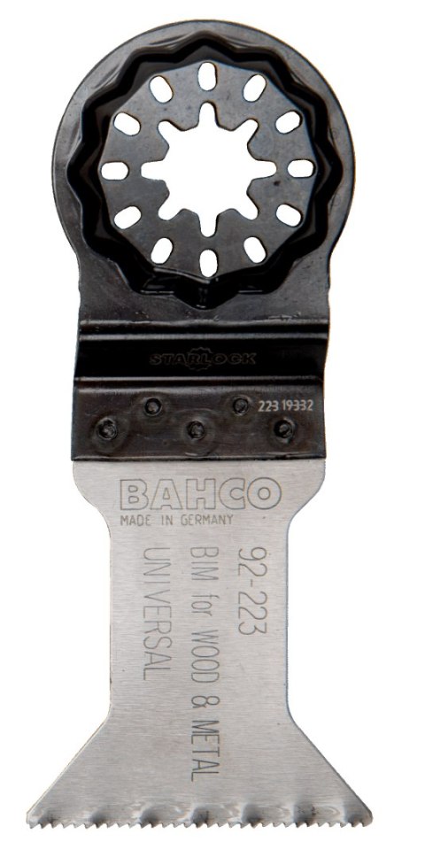 BAHCO Zestaw 8 ostrzy do cięcia drewna i metalu - szerokość cięcia 35 mm, 28 mm, 44 mm, 65 mm BAHCO