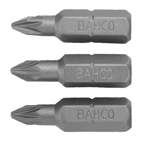 BAHCO Bit 1/4" PZ0x25 mm, 3 szt. BAHCO