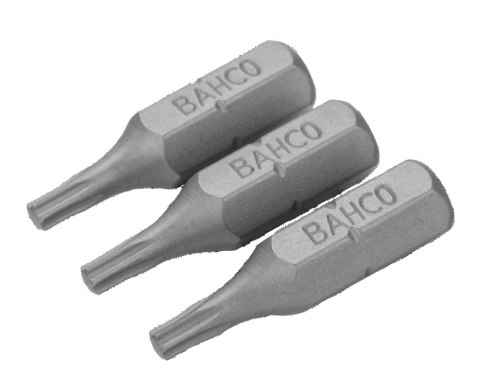 BAHCO Bit 1/4" do śrub TORX T3x25mm, 3 szt. BAHCO