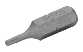 BAHCO Bit 1/4" do śrub TORX, z otworem TR7x25 mm, 3 szt. BAHCO