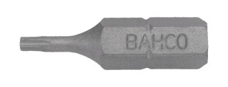 BAHCO Bit 1/4" do śrub TORX, z otworem TR7x25 mm, 3 szt. BAHCO