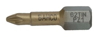 BAHCO Bit udarowy 1/4" powlekany TIN PZ1x25mm, 10 szt. BAHCO