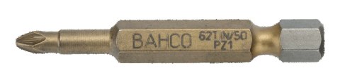 BAHCO Bit udarowy 1/4" powlekany TIN PZ1x50 mm, 5 szt. BAHCO