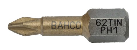 BAHCO Bity udarowe powlekane TIN Phillips 25 mm BAHCO