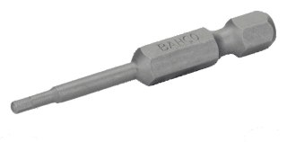 BAHCO Bit 1/4" do śrub imbusowych 2x50 mm, 2 szt. BAHCO