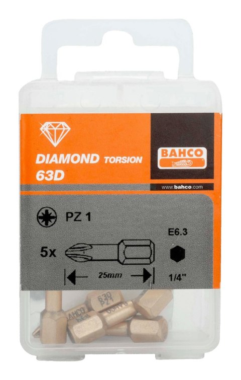 BAHCO Bit diamentowy Pozidriv PZ2 25 mm BAHCO