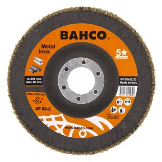 BAHCO Tarcza lamelkowa płaska cyrkonowa 125 mm P40 BAHCO (20 szt.)