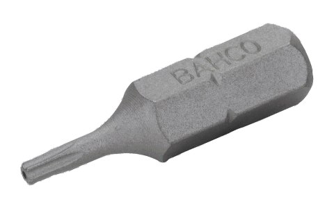 BAHCO Bit 1/4" do śrub TORX, z otworem TR10x25 mm, 5 szt. BAHCO BAHCO Bit 1/4" do śrub TORX, z otworem TR10x25 mm, 5 szt. BAHCO