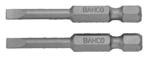 BAHCO Bit standardowy 1/4" do śrub płaskich 0.6x3.5x50 mm, 2 szt. BAHCO