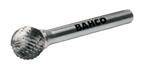 BAHCO Frezy obrotowe węglikowe kuliste Ø6.3 mm x 5 mm - trzpienie Ø3 mm BAHCO