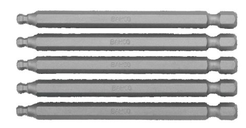 BAHCO Bity 1/4" do śrub imbusowych z kulką, zestaw 3 szt. (5, 6, 8 mm x 89 mm) BAHCO