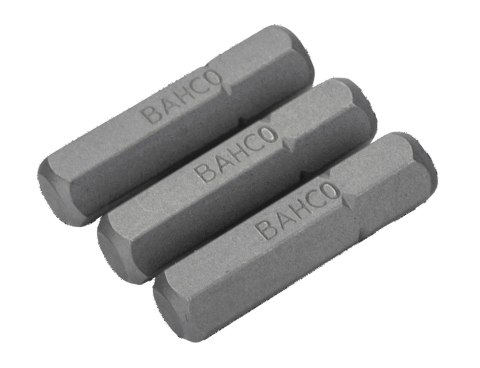 BAHCO Bit 1/4" do śrub imbusowych 3/8" x 25 mm, 3 szt. BAHCO