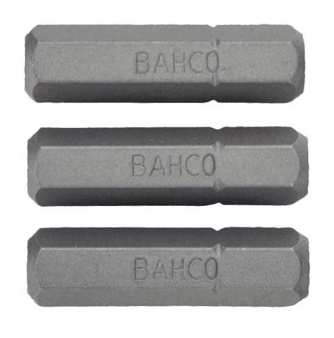 BAHCO Bit 1/4" do śrub imbusowych 3/8" x 25 mm, 3 szt. BAHCO