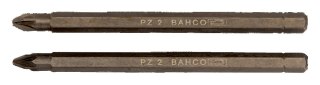 BAHCO Bit 1/4" PZ0x100 mm, 2 szt. BAHCO