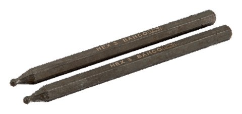 BAHCO Bit 1/4" do śrub imbusowych 4x100 mm, 2 szt. BAHCO