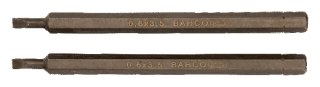 BAHCO Bit 1/4" do śrub płaskich 0,8x4,0x100 mm, 2 szt. BAHCO