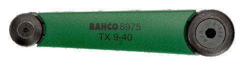 BAHCO Klucz trzpieniowy ERGO TORX T9-T40, 8 sztuk BAHCO