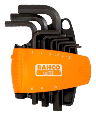 BAHCO Klucze imbusowe 9 sztuk 1.5-10 mm BAHCO