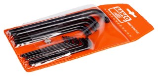 BAHCO Zestaw 13 kluczy trzpieniowych TORX 6, 7, 8, 9, 10, 15, 20, 25, 27, 30, 40, 45, 50 BAHCO