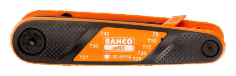 BAHCO Zestaw kluczy trzpieniowych TORX, metryczne, 8 sztuk, T9-T40 BAHCO